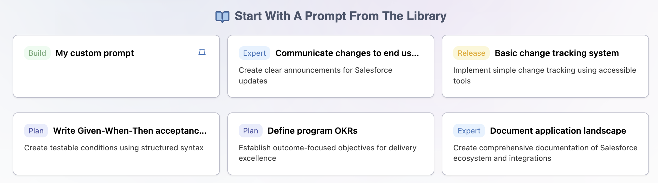 Prompt Library View Articles